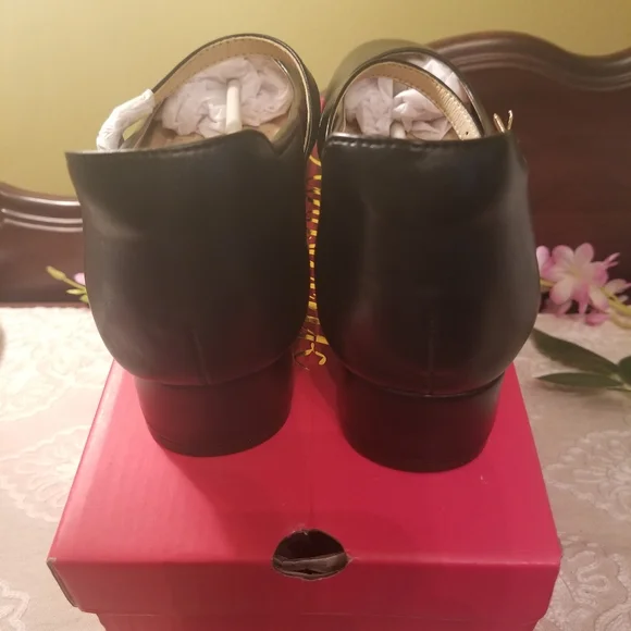 NEW Woman Mary Jane Shoes Low Heels Dress Pumps 2 Inch Chunky Heel Ankle - Picture 8 of 8